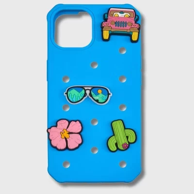 Чехол A Little Obsessed Charm It для iPhone 13–15, синий
