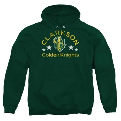 Унисекс худи NCAA Clarkson University Golden Knights, зеленое