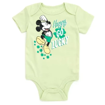 Боди для девочек Disney с Микки, мятное