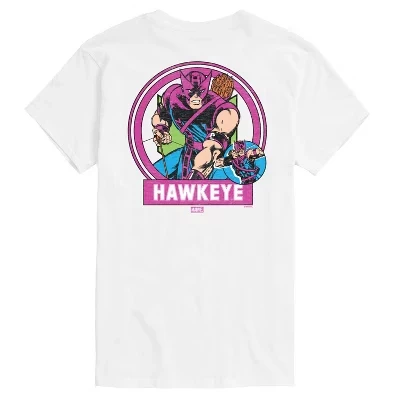 Мужская футболка с коротким рукавом с логотипом Hawkeye Circle, белая