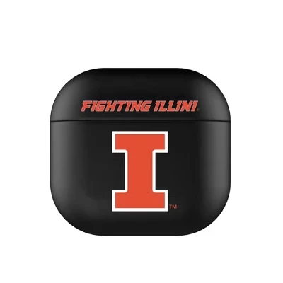 Чехол AirPods Keyscaper Illinois Fighting Illini, черный