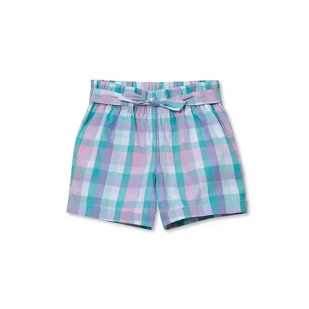 kids large / teal multi plaid