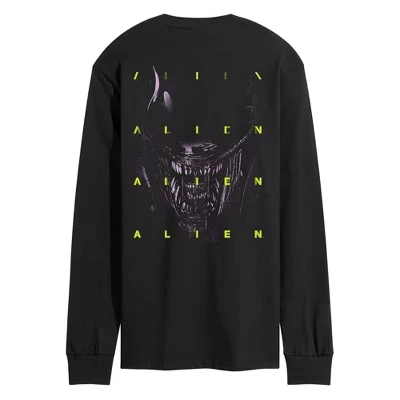 Мужской лонгслив Alien Titles, черный