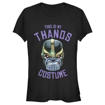 Женская футболка Marvel с принтом Thanos, черная