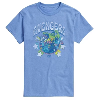 Men's -  - Stars Tonal Washed Short Sleeve Graphic T-Shirt blue