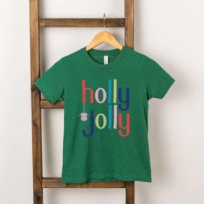 Молодежная футболка Holly Jolly с коротким рукавом