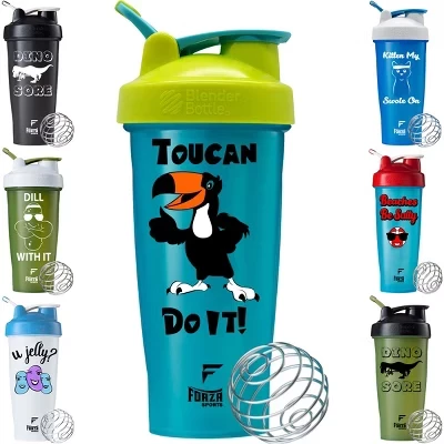 Бутылка для блендера x Forza Sports Classic, 28 унций. Шейкер с петлевым верхом toucan сделает это!