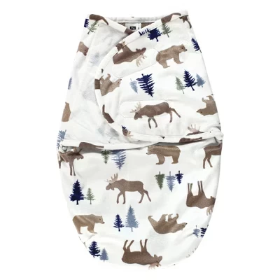 Пеленка-конверт Hudson Baby для мальчиков Moose Bear, 0–3мес