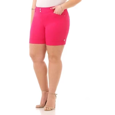 Шорты с манжетами для похудения Curvy Woman – утягивающие на средней посадке с карманами