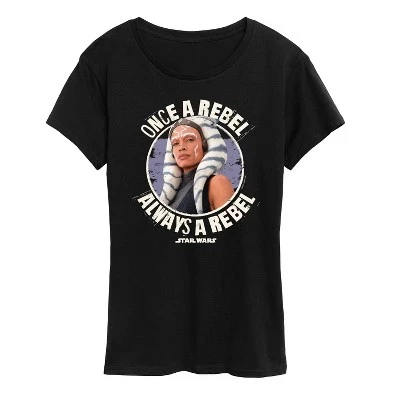 Women's -  - Once Rebel Ahsoka Short Sleeve Graphic T-Shirt black