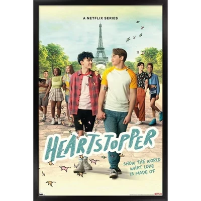 Netflix Heartstopper: Сезон 2 - Черный настенный плакат в рамке на одном листе