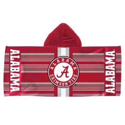 Молодежное полотенце с капюшоном NCAA Blockade alabama crimson tide