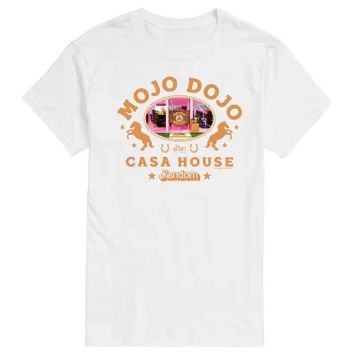 Мужская футболка Mojo Dojo Casa House West с коротким рукавом и графическим рисунком, белая