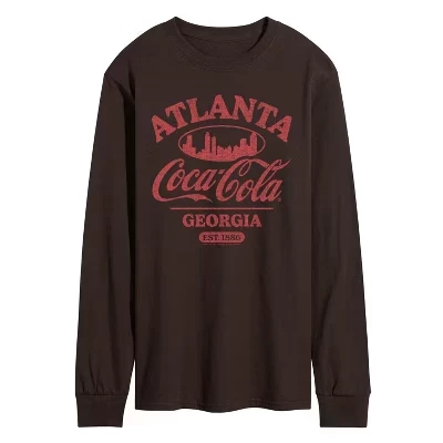Мужской лонгслив Coca-Cola Atlanta, коричневый