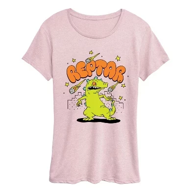 Женская футболка с коротким рукавом и рисунком Reptar Doodle
