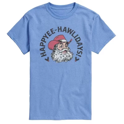 Мужская футболка Happyee Hawlidays с коротким рукавом и графическим рисунком