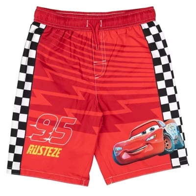 Плавки Cars Lightning McQueen, Купальный костюм UPF 50+ для новорожденных, красный