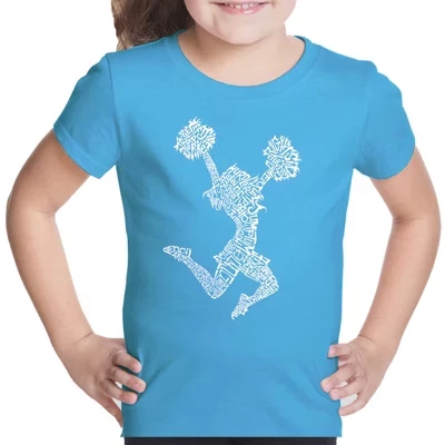 Футболка с надписью Girl's Word Art - цвет бирюзовый