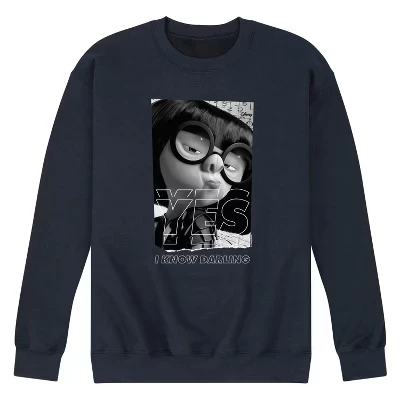 Мужская флисовая толстовка Edna Yes Darling с графическим рисунком