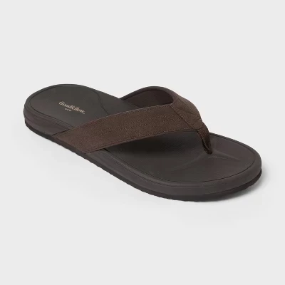 Мужские сандалии-стринги Ian Comfort Flip Flop - ™ коричневого цвета