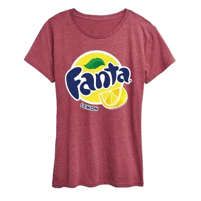 Женская футболка Fanta Refresh With Fanta, бордовая