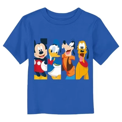 Футболка для девочек Mickey & Friends Best Friends, синяя