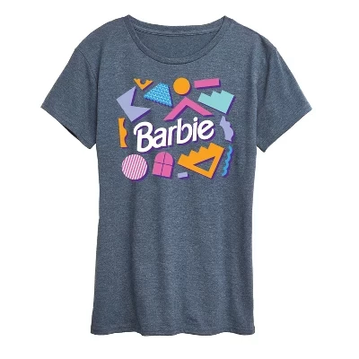 Женская футболка Barbie Retro Shapes, синяя
