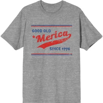 Мужская футболка с круглым вырезом и коротким рукавом Americana Good Old 'Merica с 1776 года