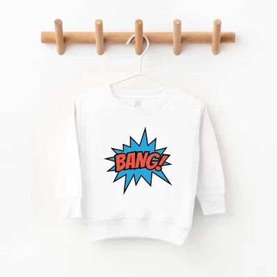 Свитшот для мальчиков The Juniper Shop Comic Bang, белый