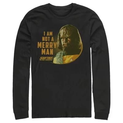 Мужская футболка Star Trek Worf, черная