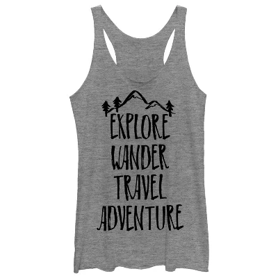 Женская майка Chin-Up Wanderer's Dream, серая