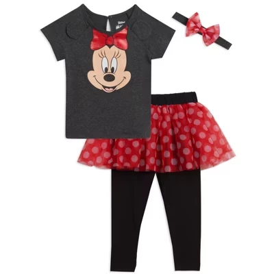 Комплект Disney для девочек, 3 предмета, Минни Маус