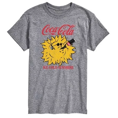 Мужская футболка с коротким рукавом Ice Cold Sunshine и графическим рисунком athletic heather