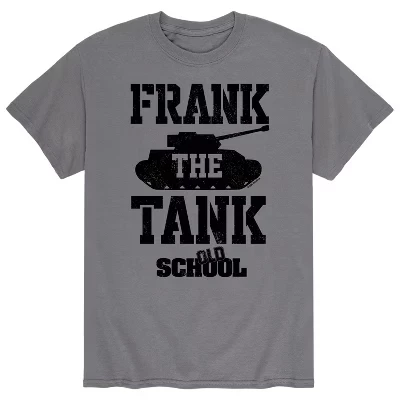 Мужская футболка Frank The Tank с коротким рукавом и рисунком цвета древесного угля
