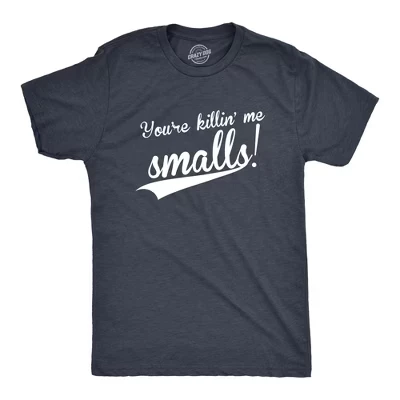 Мужская футболка You're Killing Me Smalls, забавная бейсбольная крутая новинка, футболки с юмором - Crazy Dog, мужская футболка с надписями из фильмов, синяя