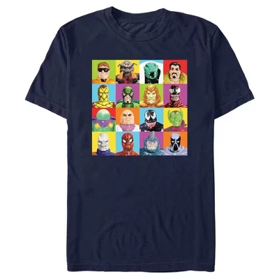 Мужская футболка Beyond Amazing Toy Villain Squares
