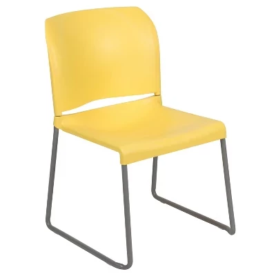 Стул Flash Furniture HERCULES на полозьях, желтый