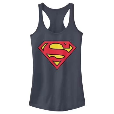 Женская майка-борцовка Superman Classic Logo, индиго