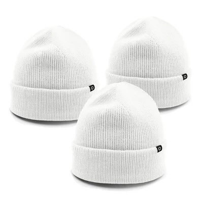 Шапочка из мягкого трикотажа 3 упаковки Стрейч Skully Теплая зимняя лыжная цвет 18