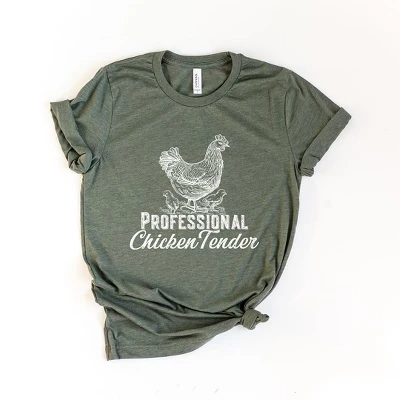 Женская футболка Simply Sage Market «Chicken Tender», зеленая