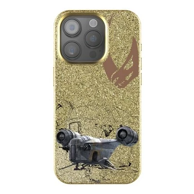 Механические транспортные средства Star Wars Faction Tech Gold Bling Чехол для мобильного телефона Apple iPhone razor crest