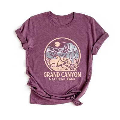 Женская футболка Simply Sage Market Grand Canyon, сливовая