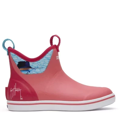 Женские ботинки Xtratuf Ankle Deck Guy Harvey, Coral Sailfish