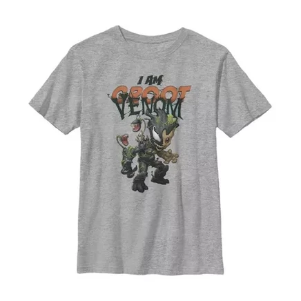 Мужская футболка I Am Groot Infected Venom от athletic heather
