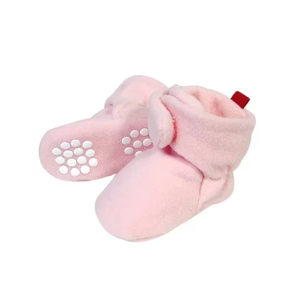 Пинетки Wrapables флисовые, 0–6 мес., розовые