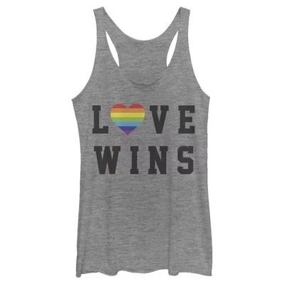 Взрослая спортивная майка Lost Gods Love Wins Pride Racerback