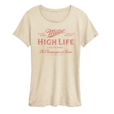 Женская футболка High Life с коротким рукавом и рисунком birch