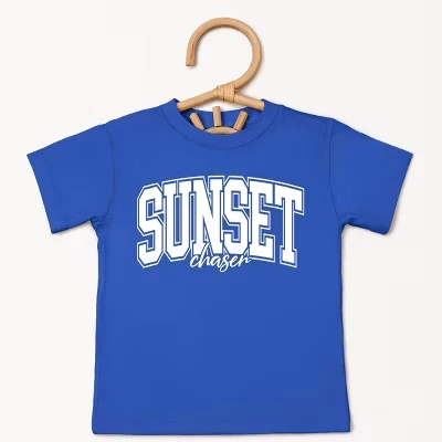 Футболка для малышей с коротким рукавом Varsity Sunset Chaser royal
