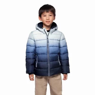 Тяжелое зимнее пуховое пальто для мальчиков Bubble Jacket midnight ombre
