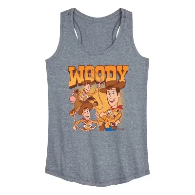 Женская спортивная майка с графическим принтом Woody Bootleg